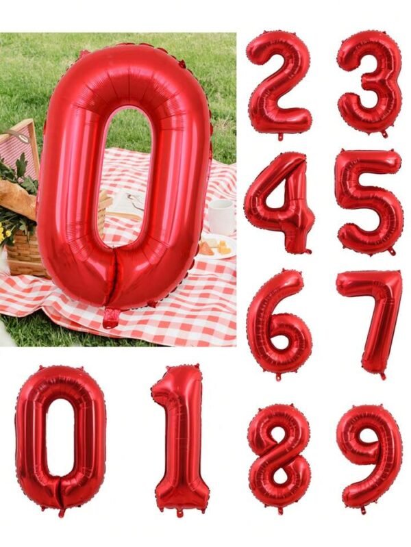 Globo numero 32¨ Rojo
