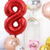 Globo numero 32¨ Rojo - Imagen 6