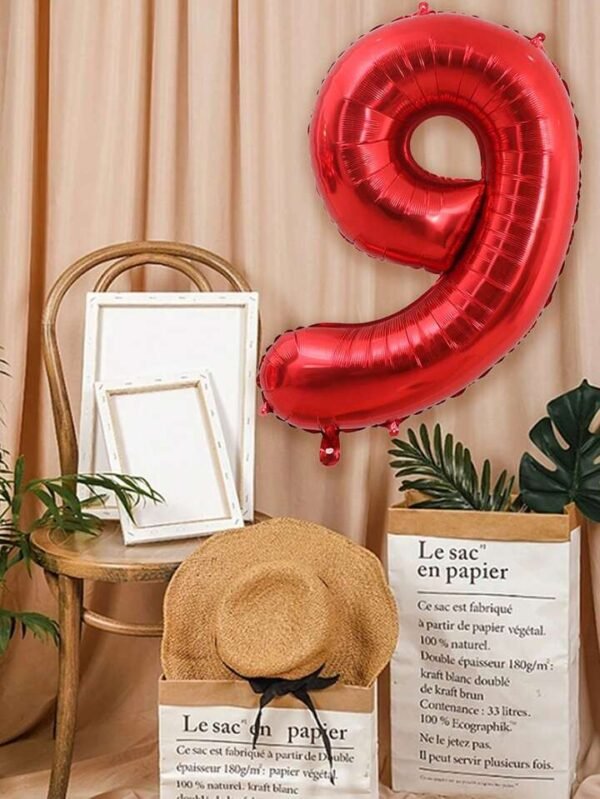 Globo numero 32¨ Rojo - Imagen 5