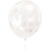 GLOBO LATEX TRANSPARENTE CON CONFETTI X1 - Imagen 4