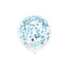 GLOBO LATEX TRANSPARENTE CON CONFETTI X1 - Imagen 3