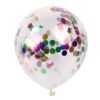 GLOBO LATEX TRANSPARENTE CON CONFETTI X1 - Imagen 12