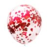 GLOBO LATEX TRANSPARENTE CON CONFETTI X1 - Imagen 10