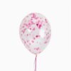 GLOBO LATEX TRANSPARENTE CON CONFETTI X1 - Imagen 9