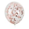GLOBO LATEX TRANSPARENTE CON CONFETTI X1 - Imagen 6