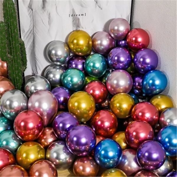 GLOBOS CHROME X25 UNIDADES