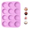 MOLDE SILICONA PARA CUPCAKES