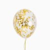 GLOBO LATEX TRANSPARENTE CON CONFETTI X1 - Imagen 14