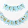 BANDERINES FELIZ CUMPLEAÑOS LISOS - Imagen 11