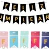 BANDERINES FELIZ CUMPLEAÑOS LISOS