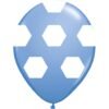 GLOBO PELOTA GAJOS CELECTE Y BLANCO