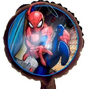 Globo hombre araña chico redondo