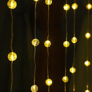 LUCES DE CORTINA LED CON BOLITAS