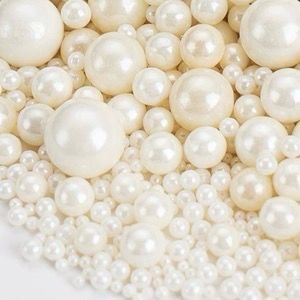PERLA COMESTIBLE BLANCA MIXTA X30GR
